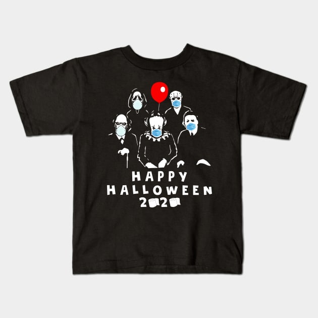 Friends Horror Movie Creepy Happy Halloween 2020 Kids T-Shirt by kikiao